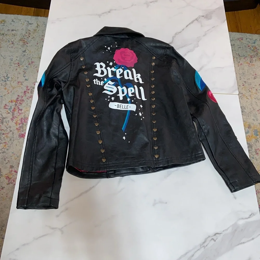 Disney - Beauty and the Beast Faux Leather Jacket